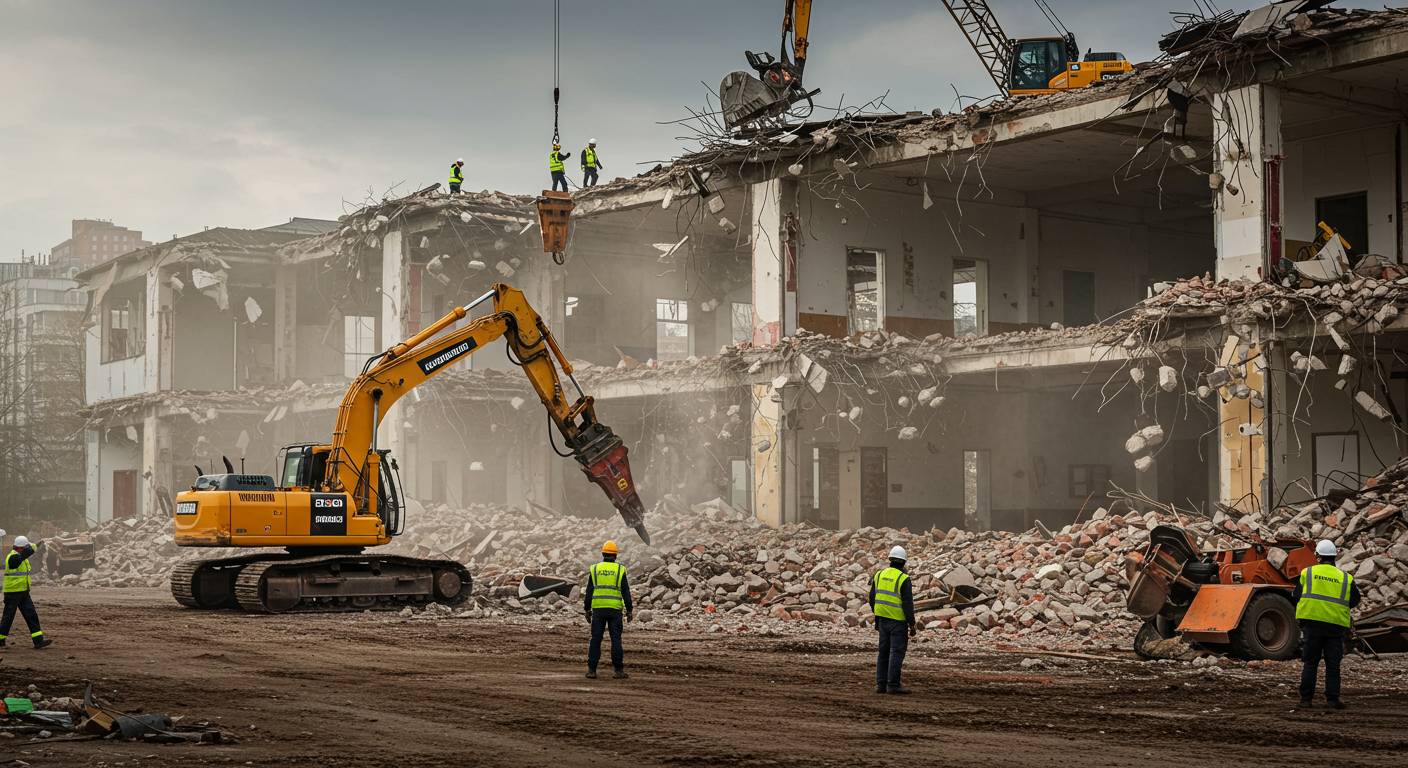 Разборка старой хозяйственной постройки