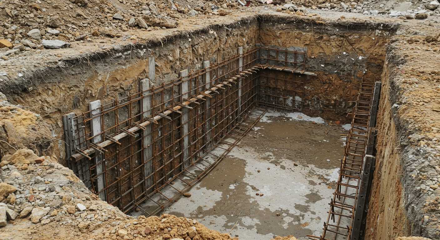 Конструктивные особенности креплений стенок котлованов