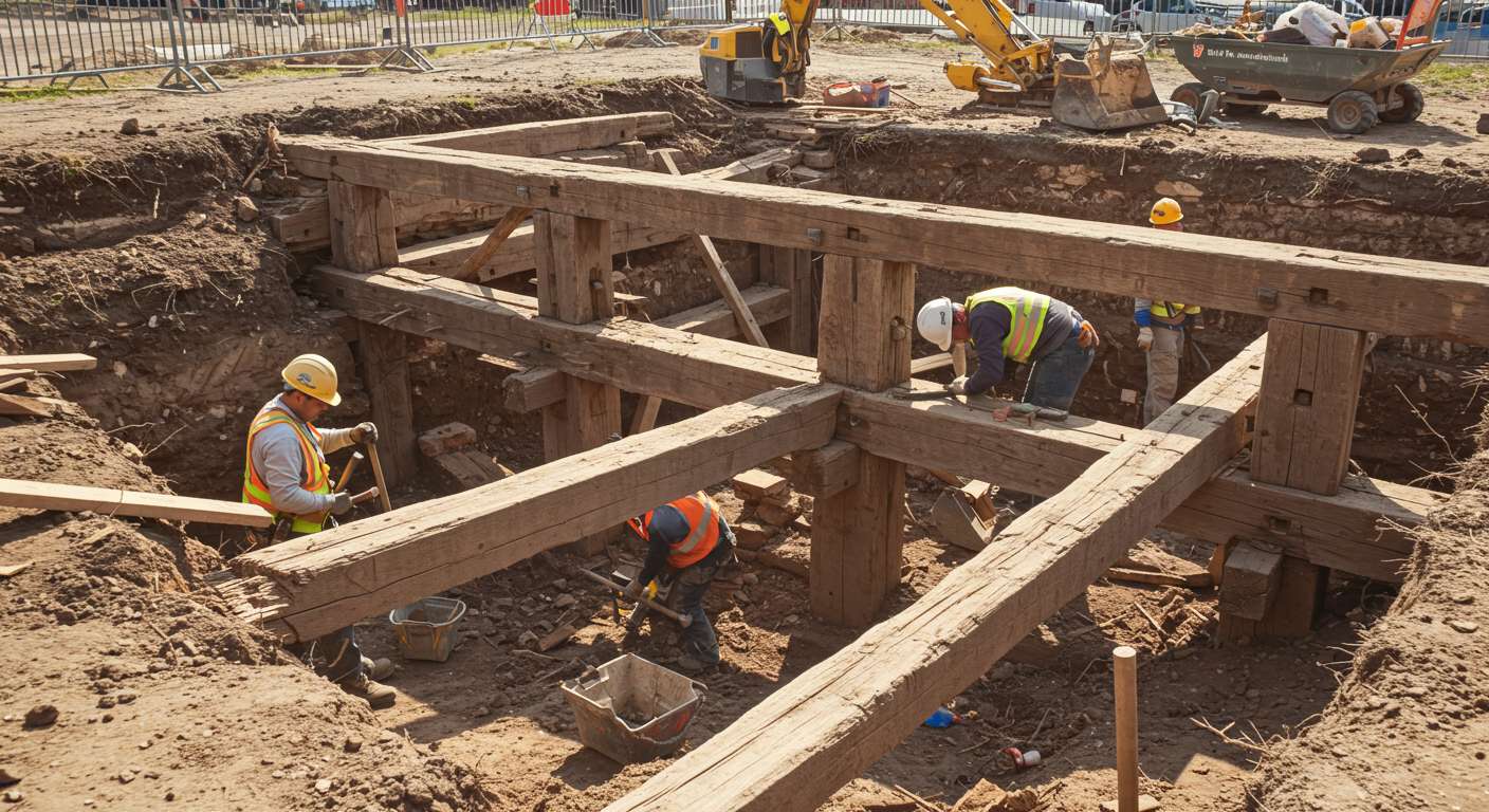 Обработка древесины в деревянных шпунтах