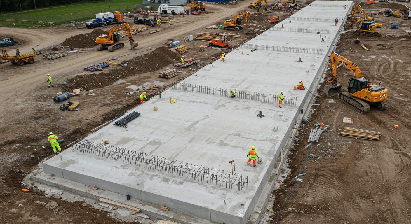 Монолитные ленточные фундаменты