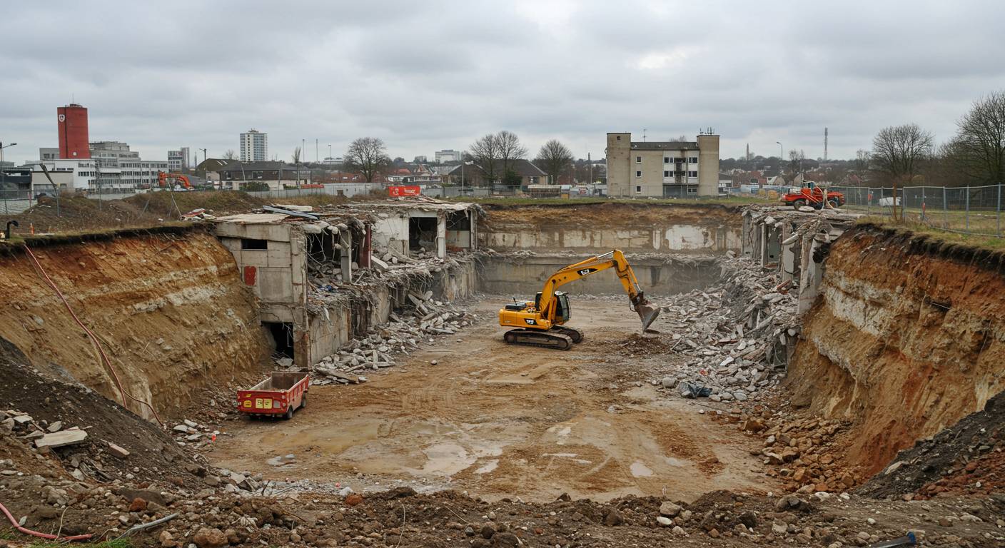 Котлованы под промышленные здания