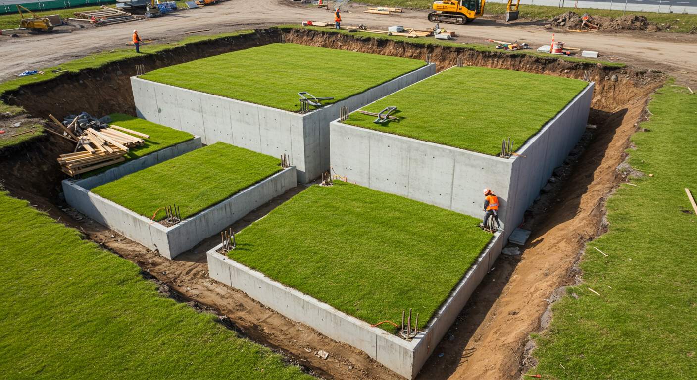 Монолитные свайные фундаменты