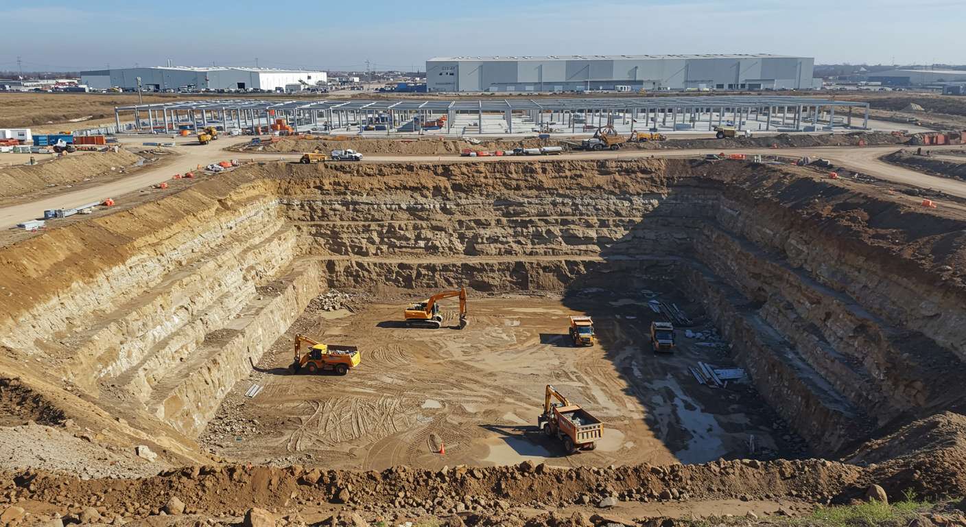 Котлованы под складские комплексы