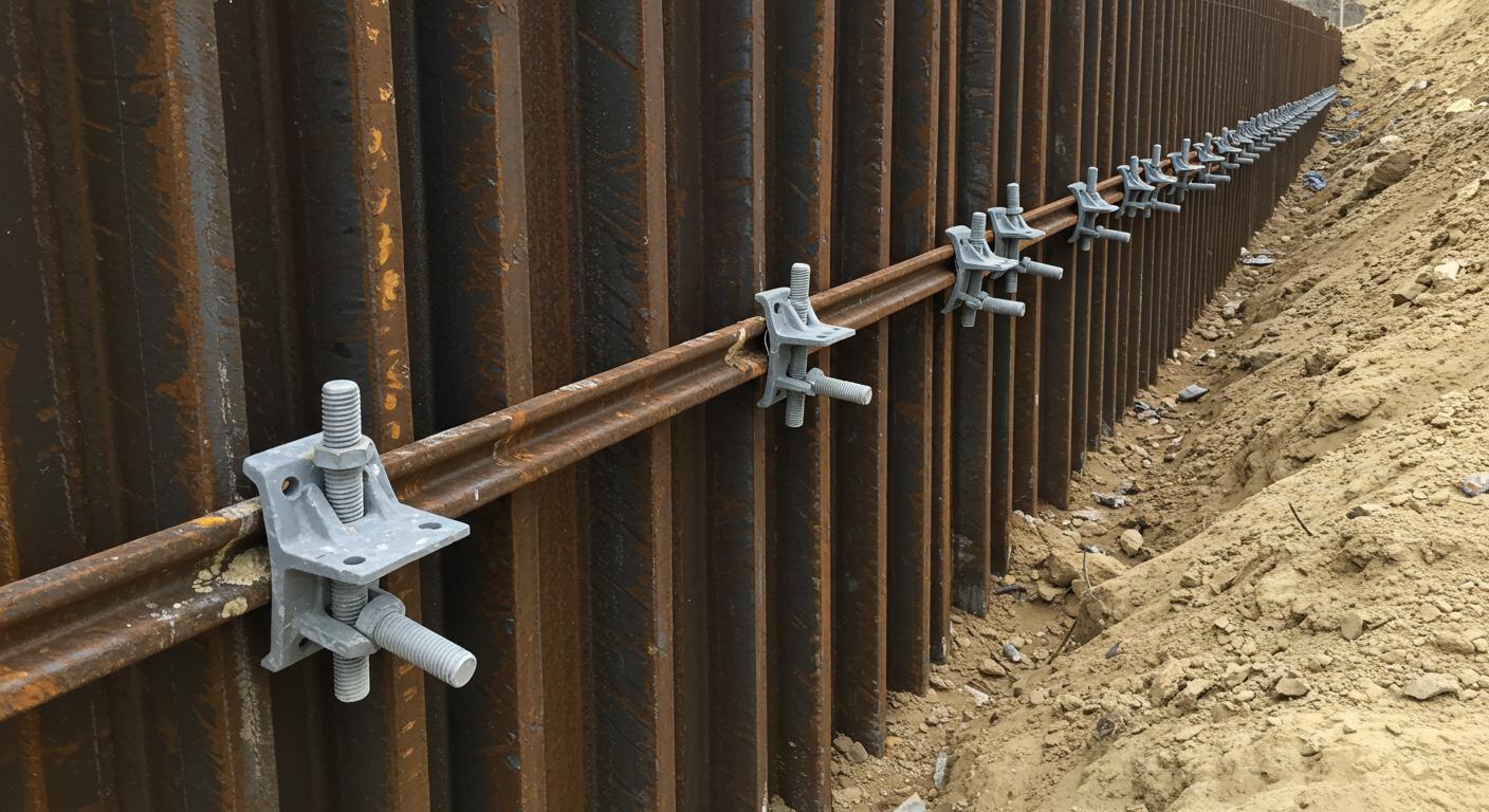 Сваи с анкерным креплением