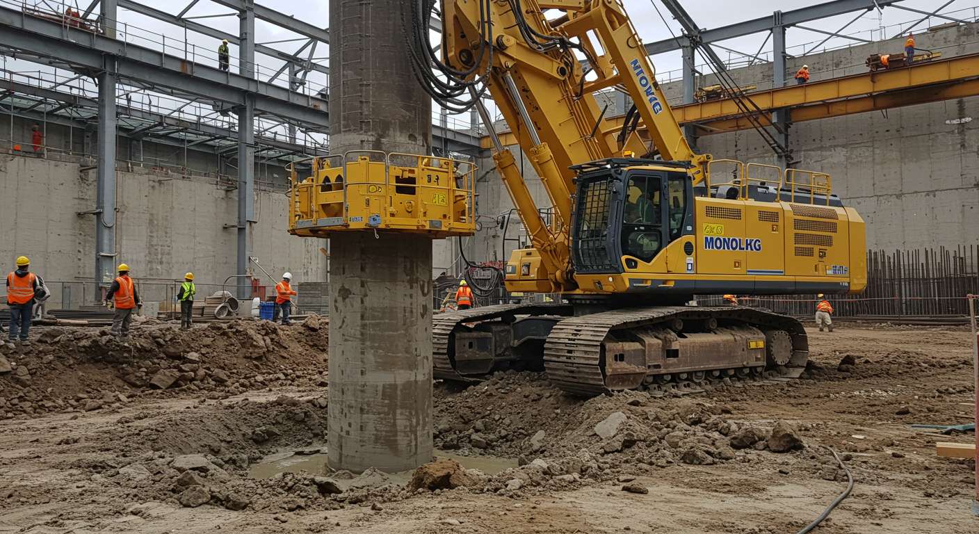 Устройство монолитных фундаментов