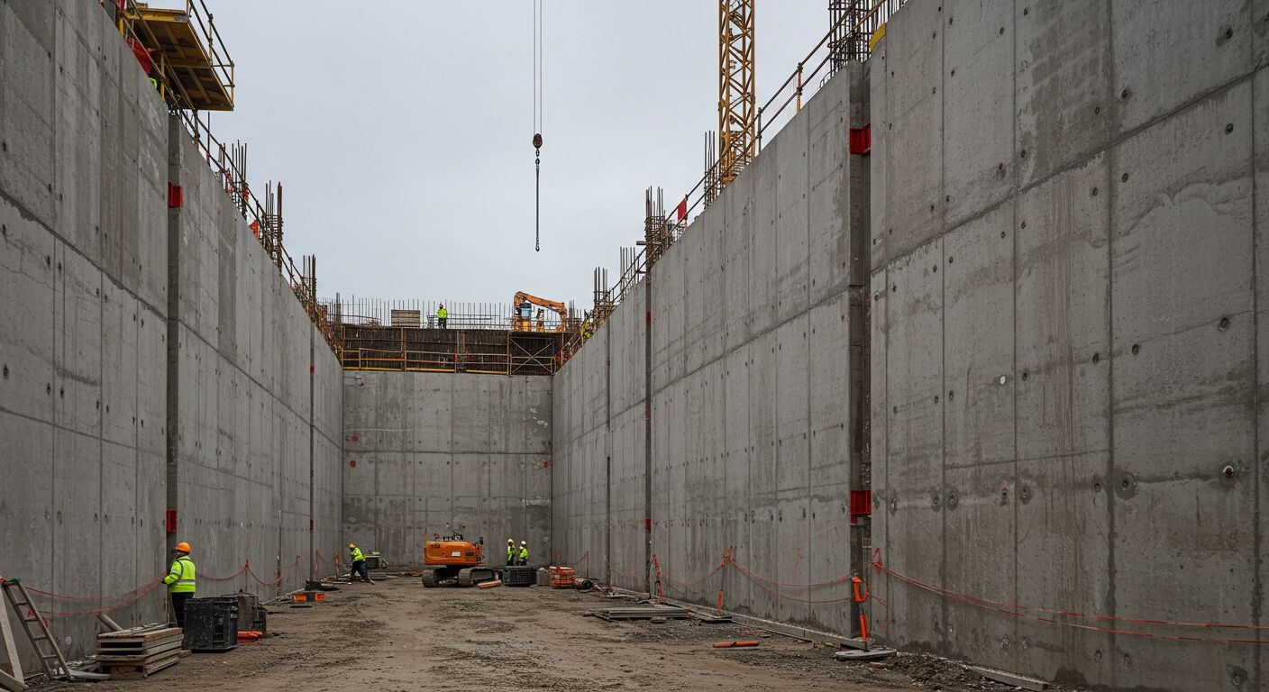 Монолитные несущие стены