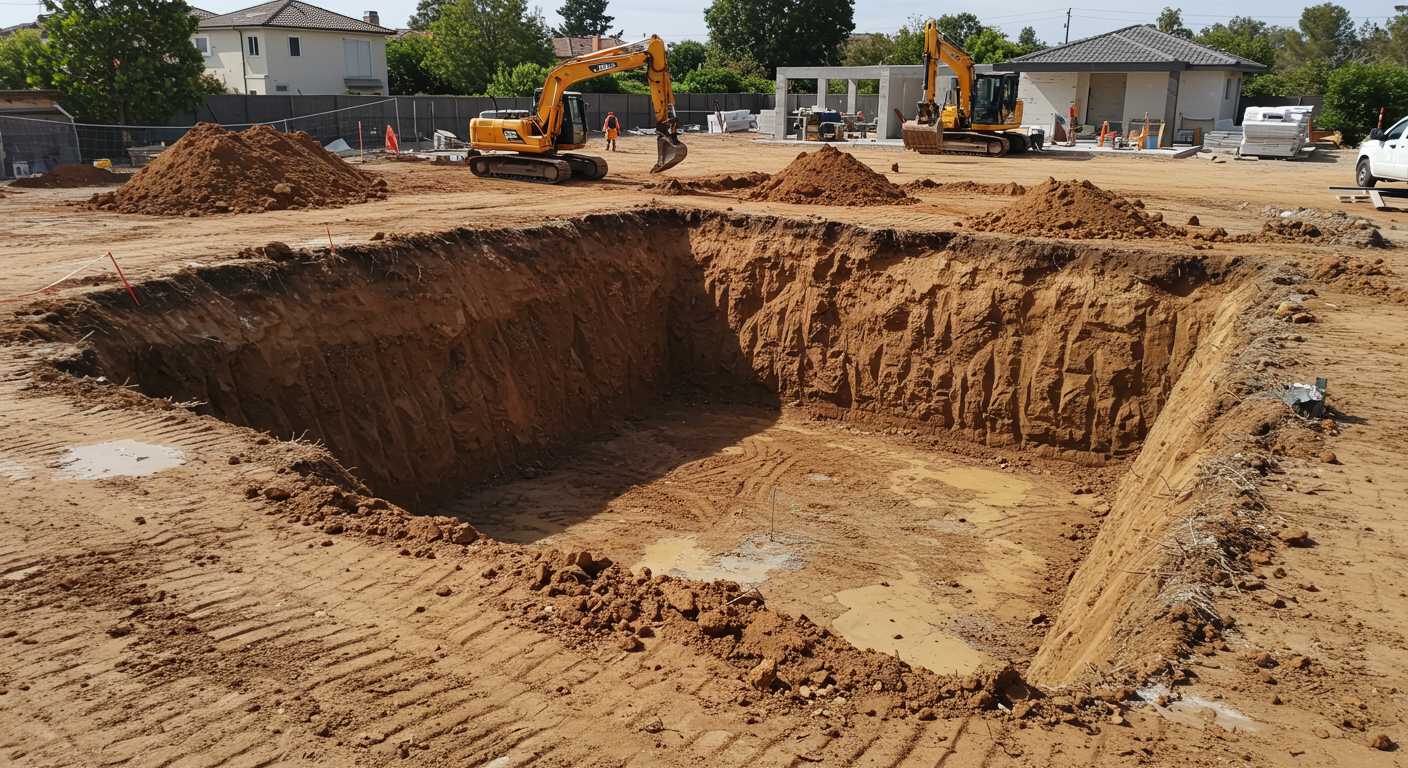 Котлованы под частные бассейны