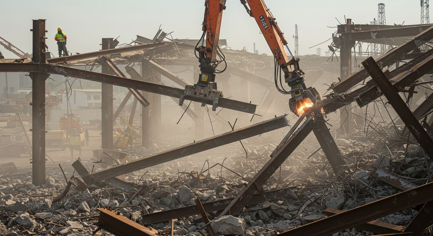 Демонтаж стальных конструкций