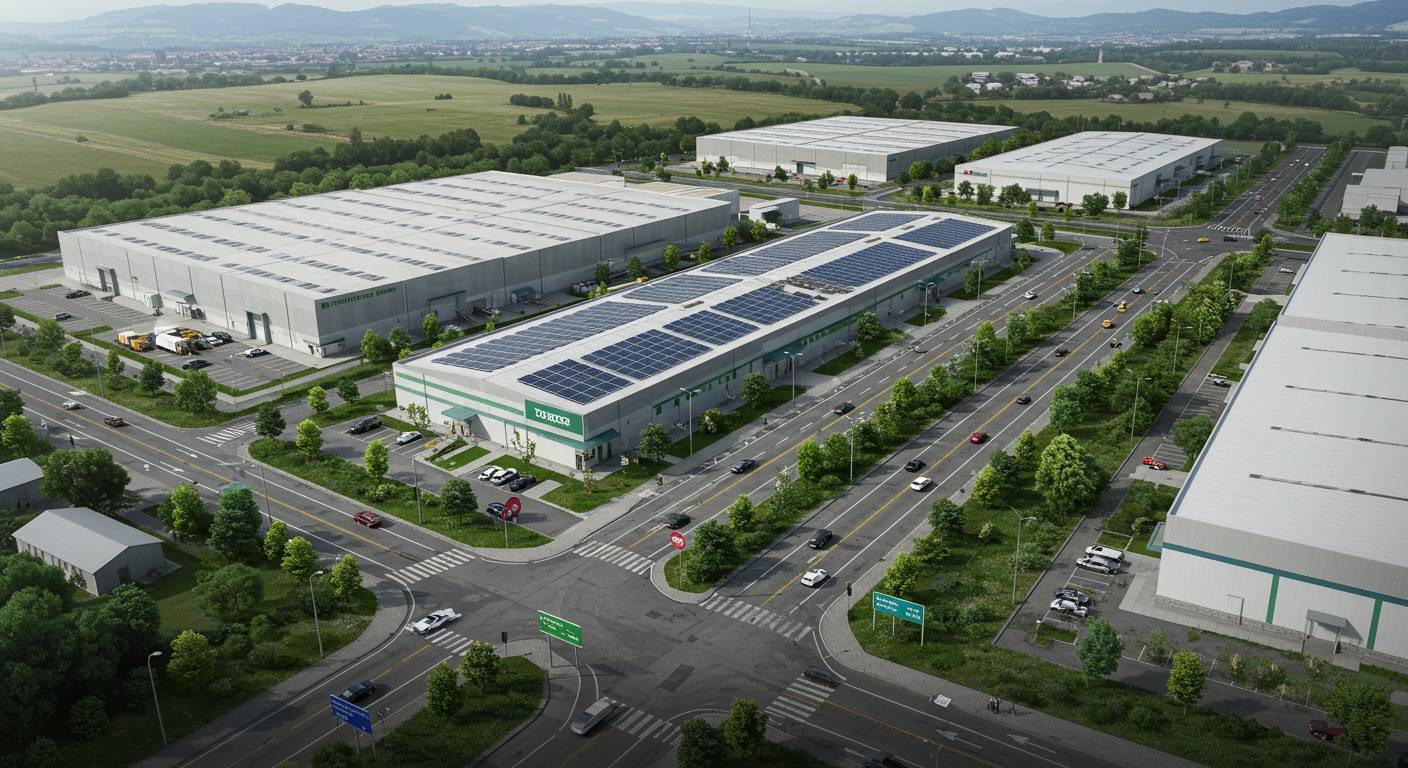 Планировка промышленных зон