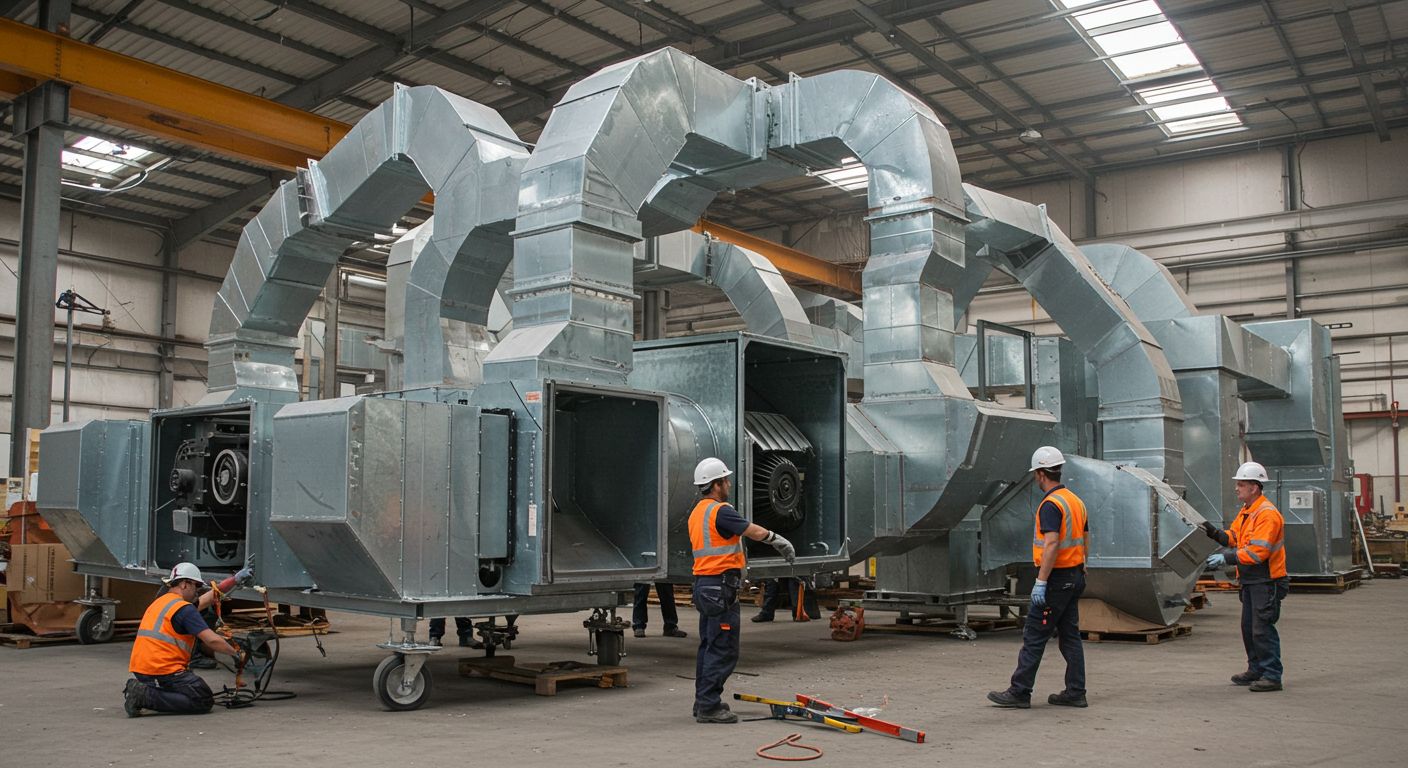 Демонтаж вентиляционных систем