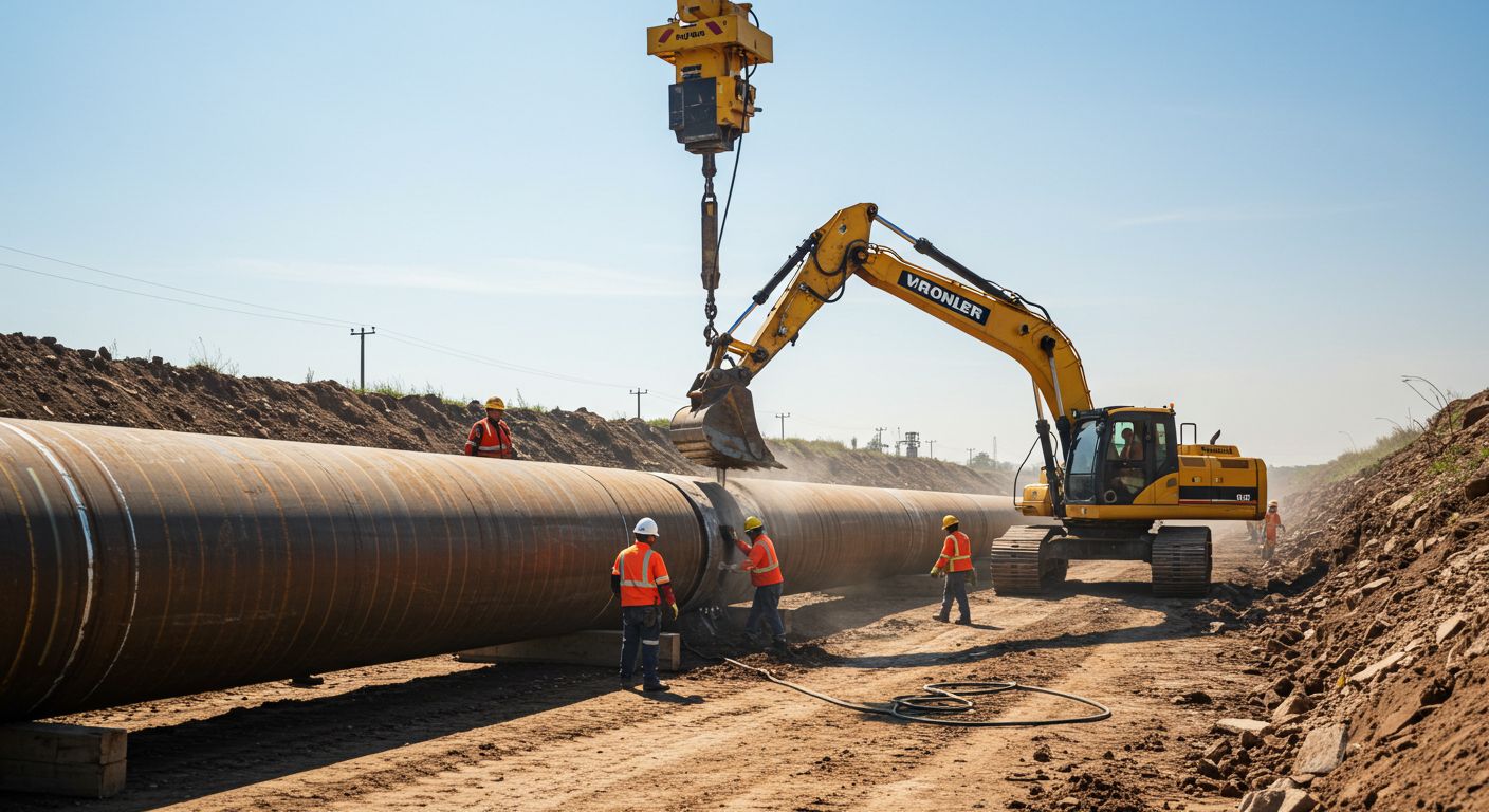 Демонтаж трубопроводов