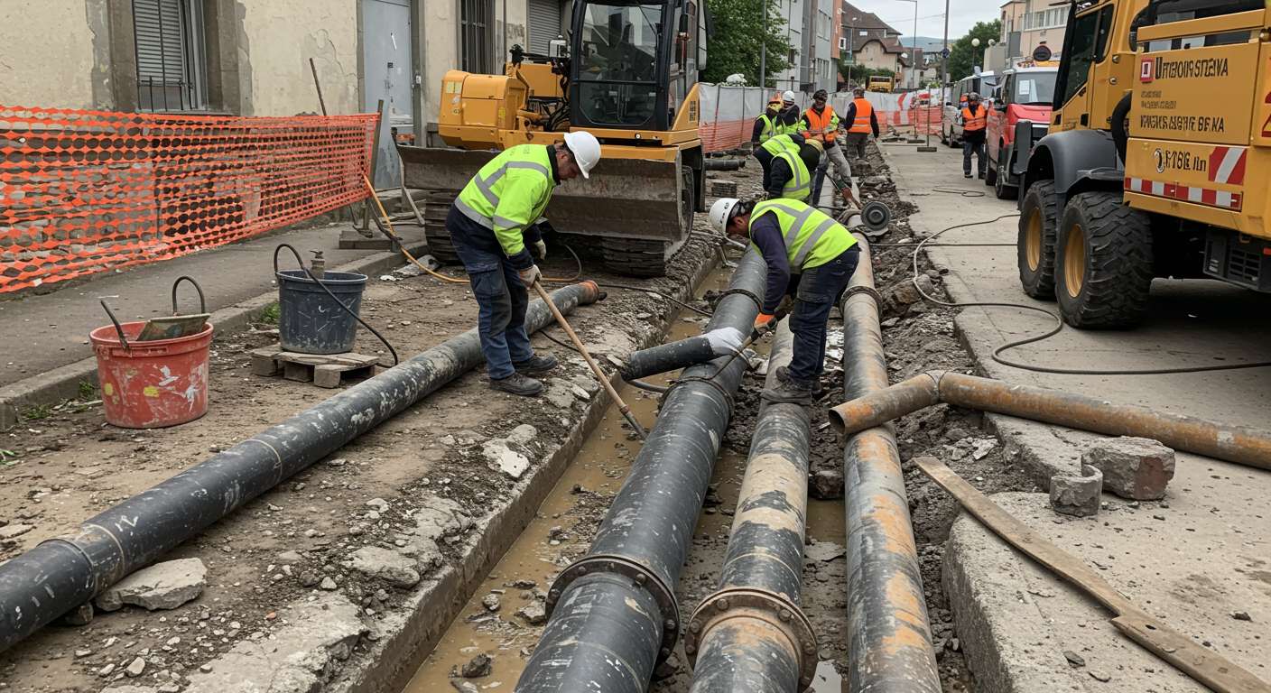 Демонтаж канализационных систем