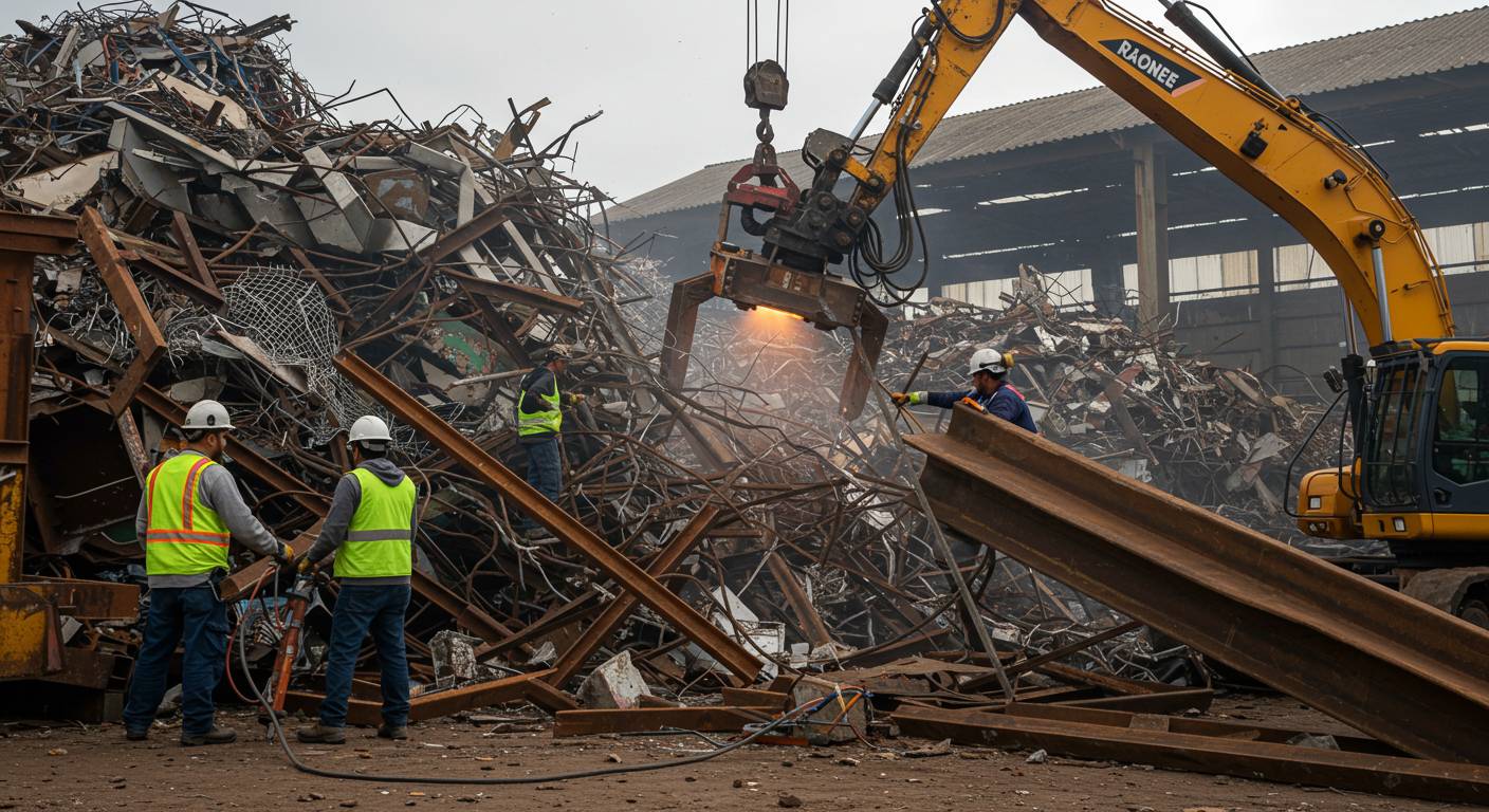 Вывоз металлолома мелких фракций