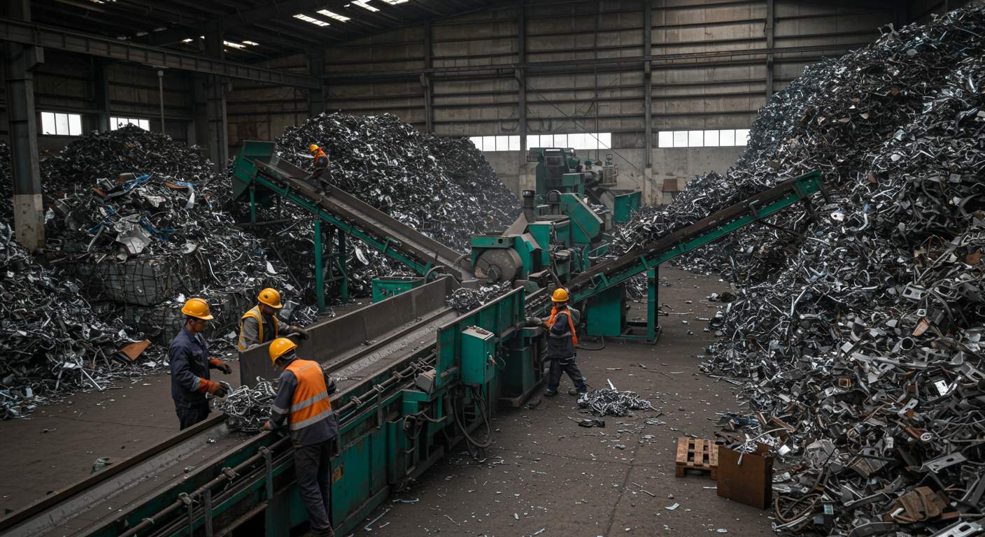 Резка и вывоз цветного металла на промышленном объекте