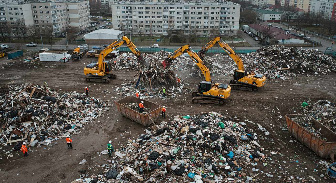 Профессиональный вывоз крупногабаритного мусора Вывоз крупногабаритного мусора с промышленного объекта