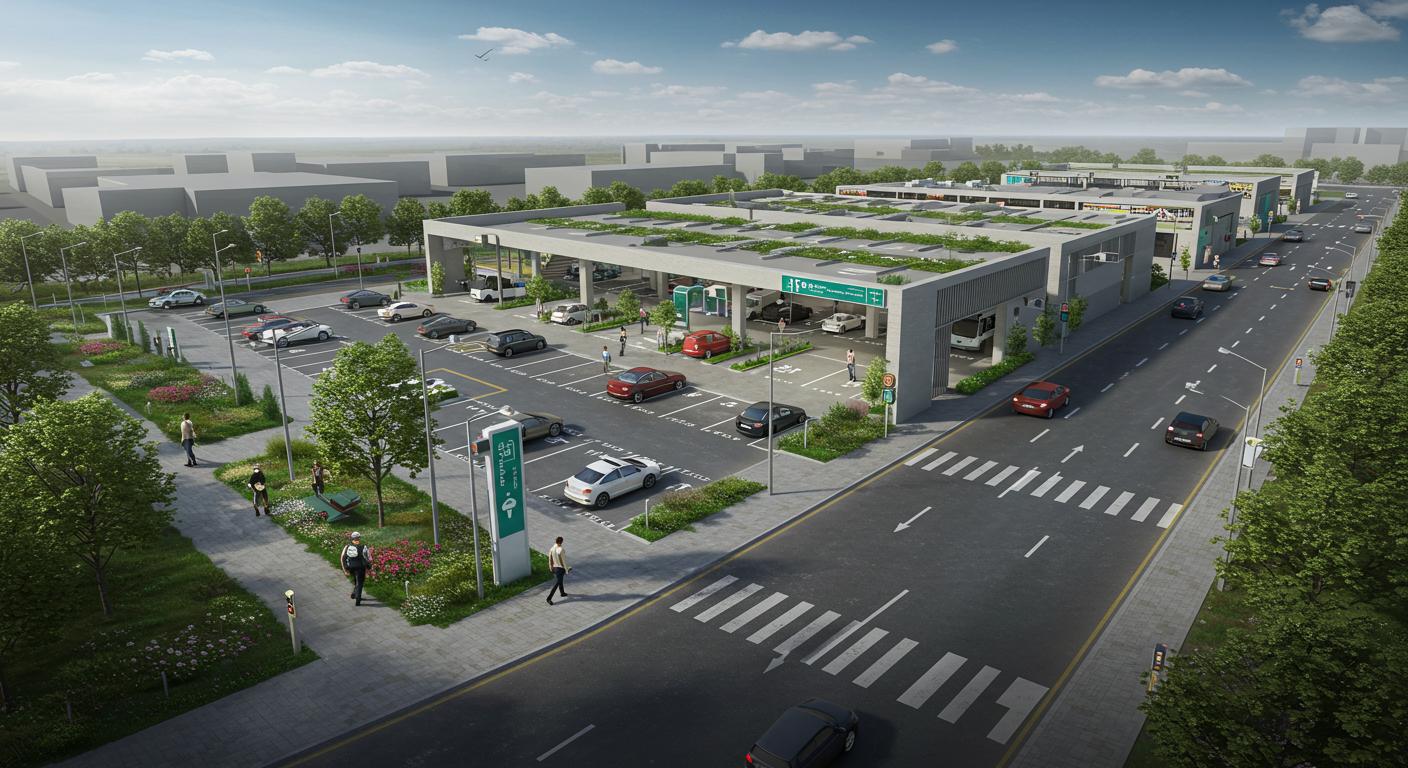 Проектирование парковок и транспортных узлов