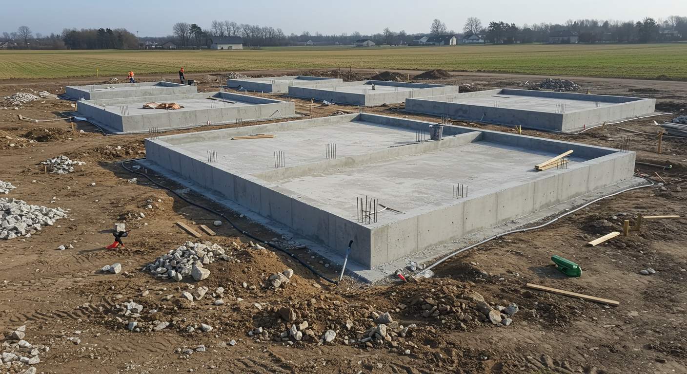 Монолитные фундаменты для жилых домов