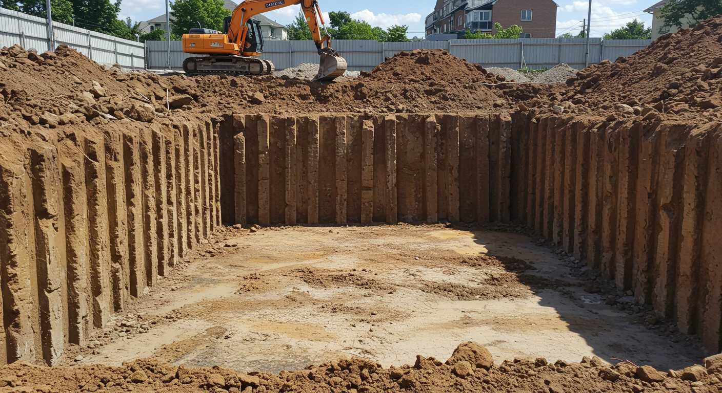 Укрепление стенок котлована современными технологиями