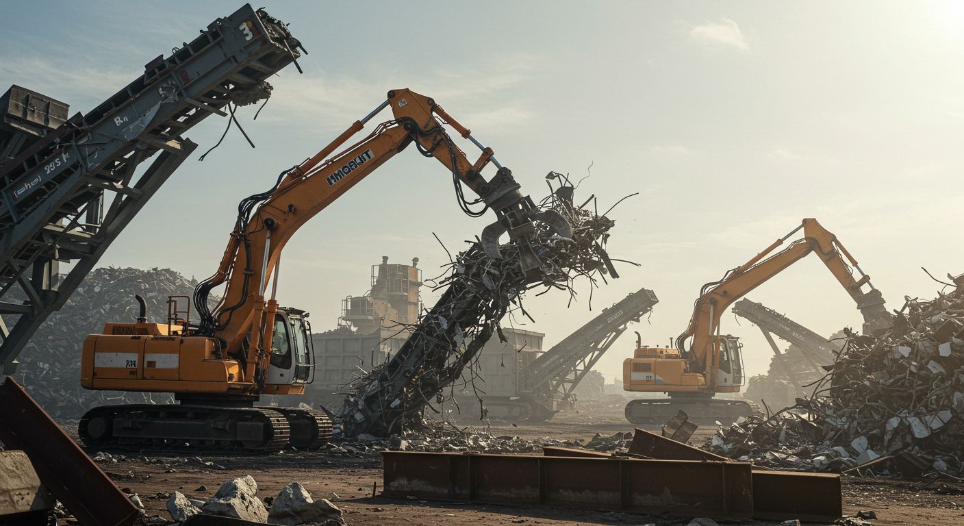 Утилизация металлических отходов при промышленном демонтаже