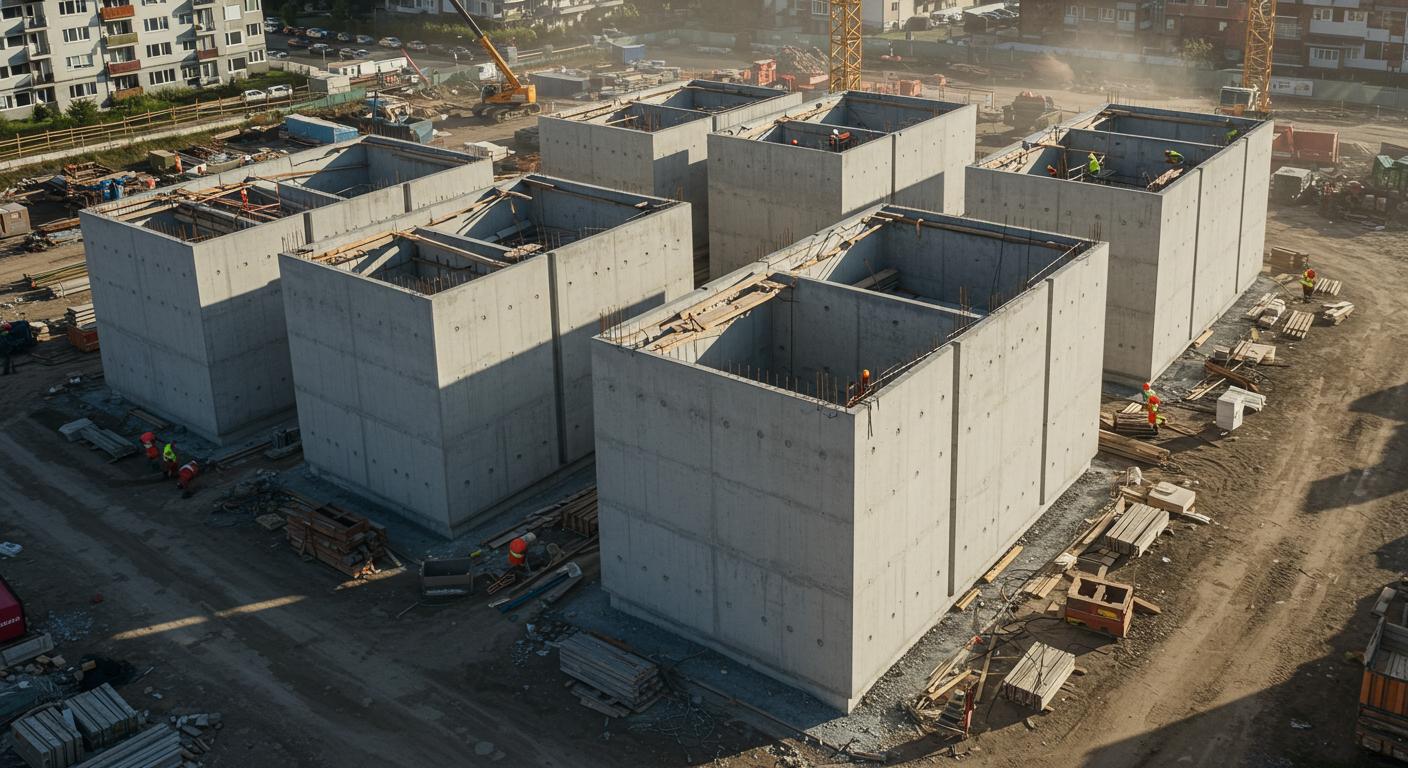 Монолитные колонны для жилых домов