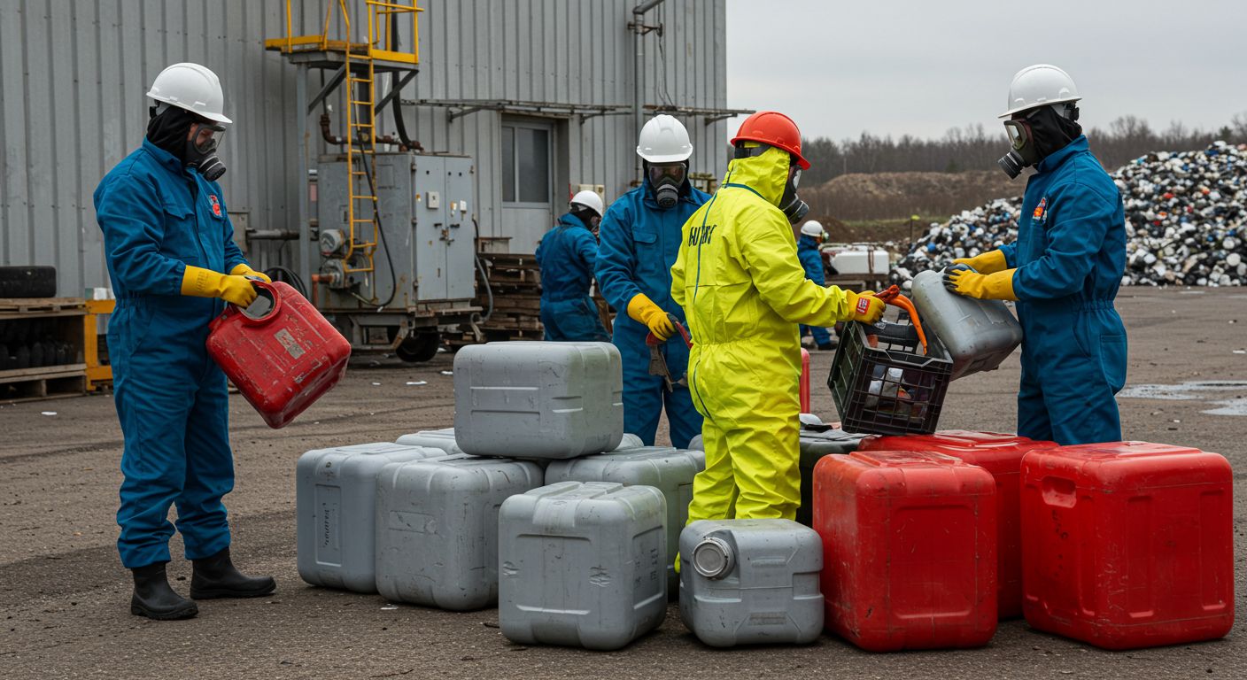 Сбор и утилизация химических отходов