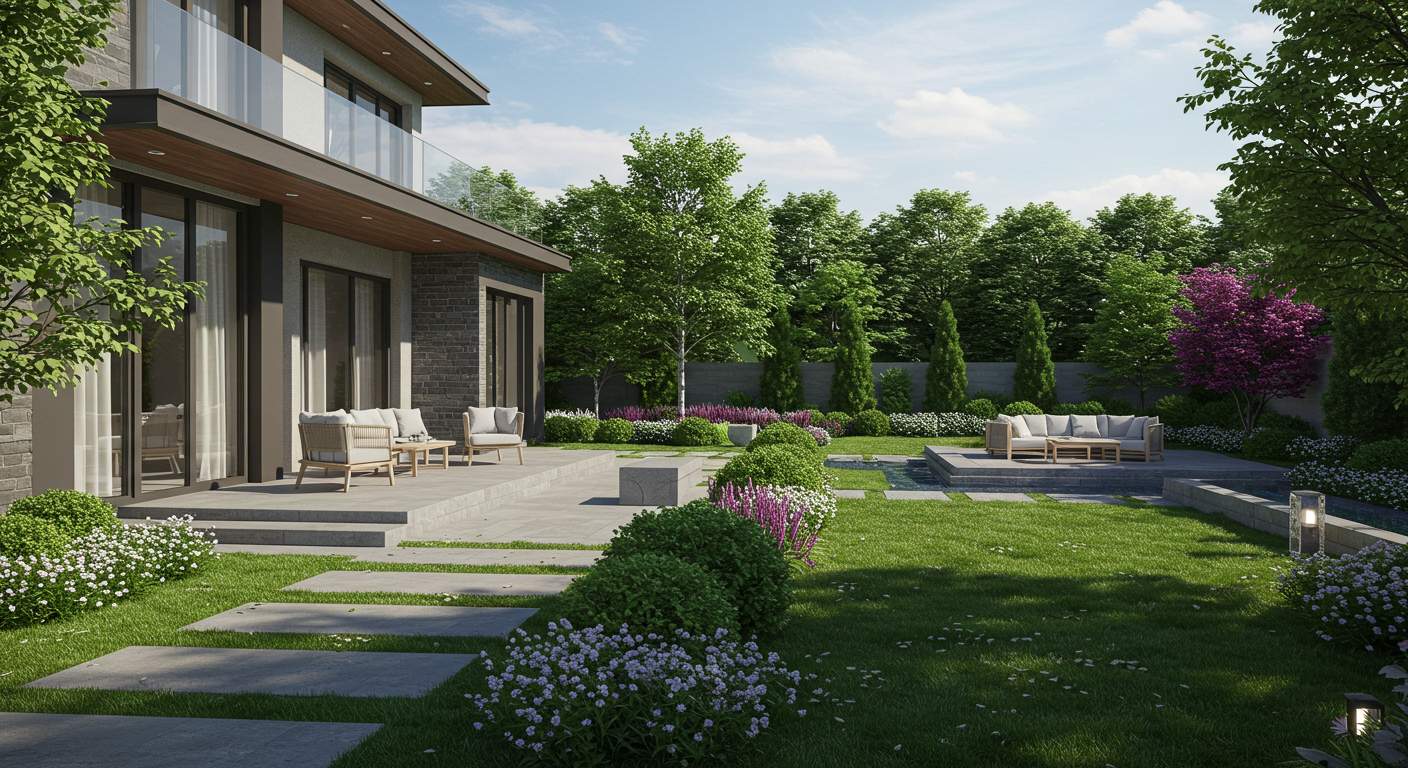 Визуализация генерального плана промышленного объекта