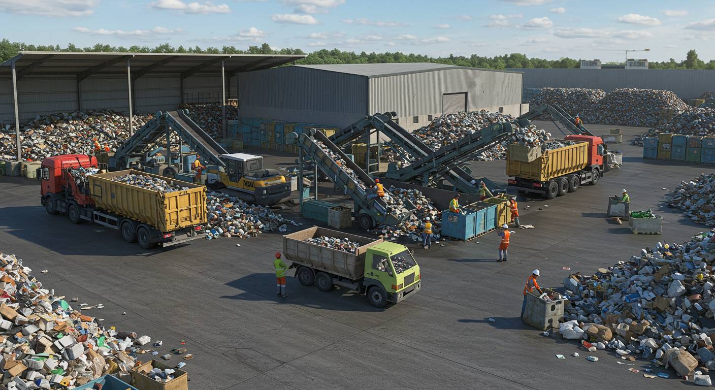 Безопасное хранение и транспортировка отходов Промышленный склад для хранения отходов