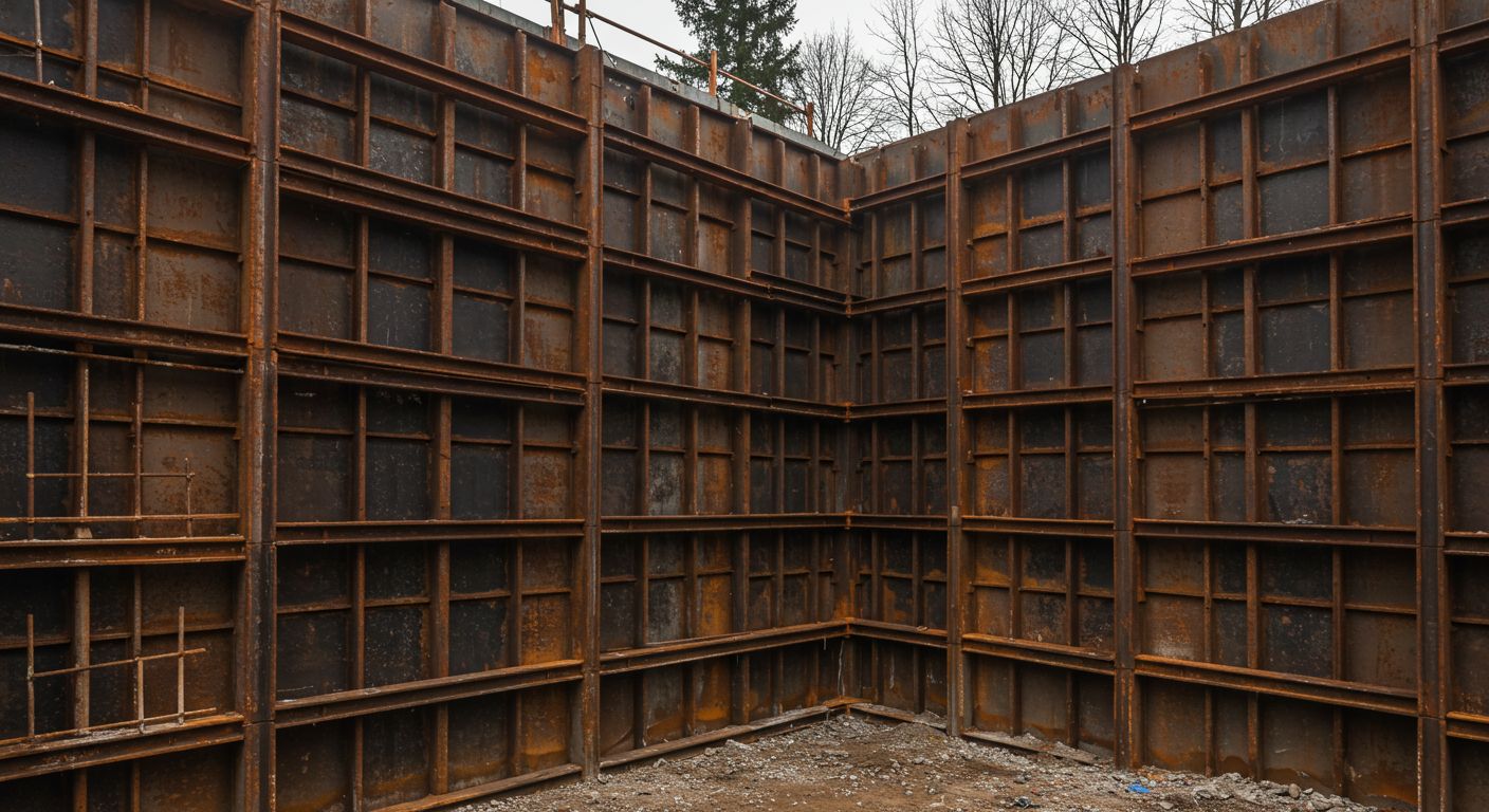 Железобетонные панели — надёжный выбор для укрепления котлованов Железобетонные панели для ограждения котлована