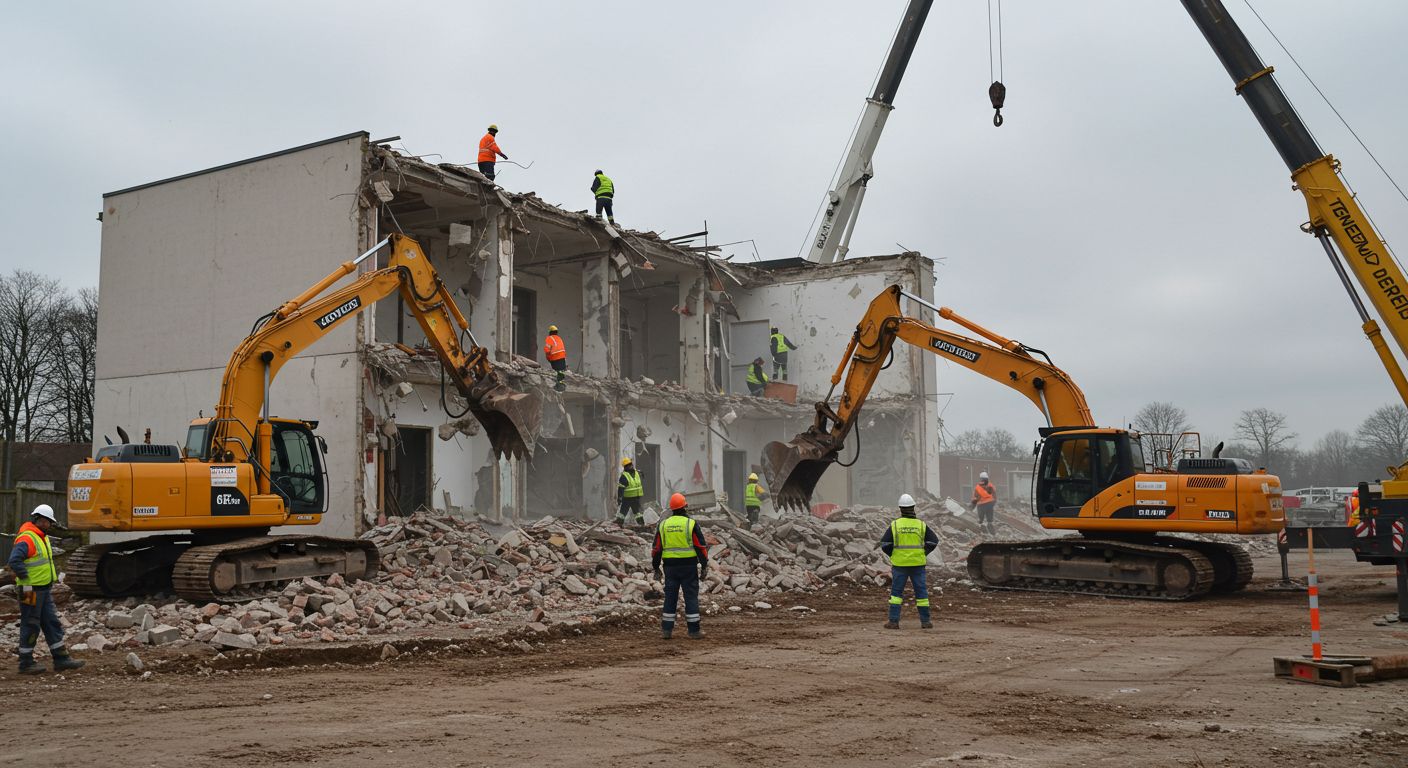 Демонтаж зданий и сооружений