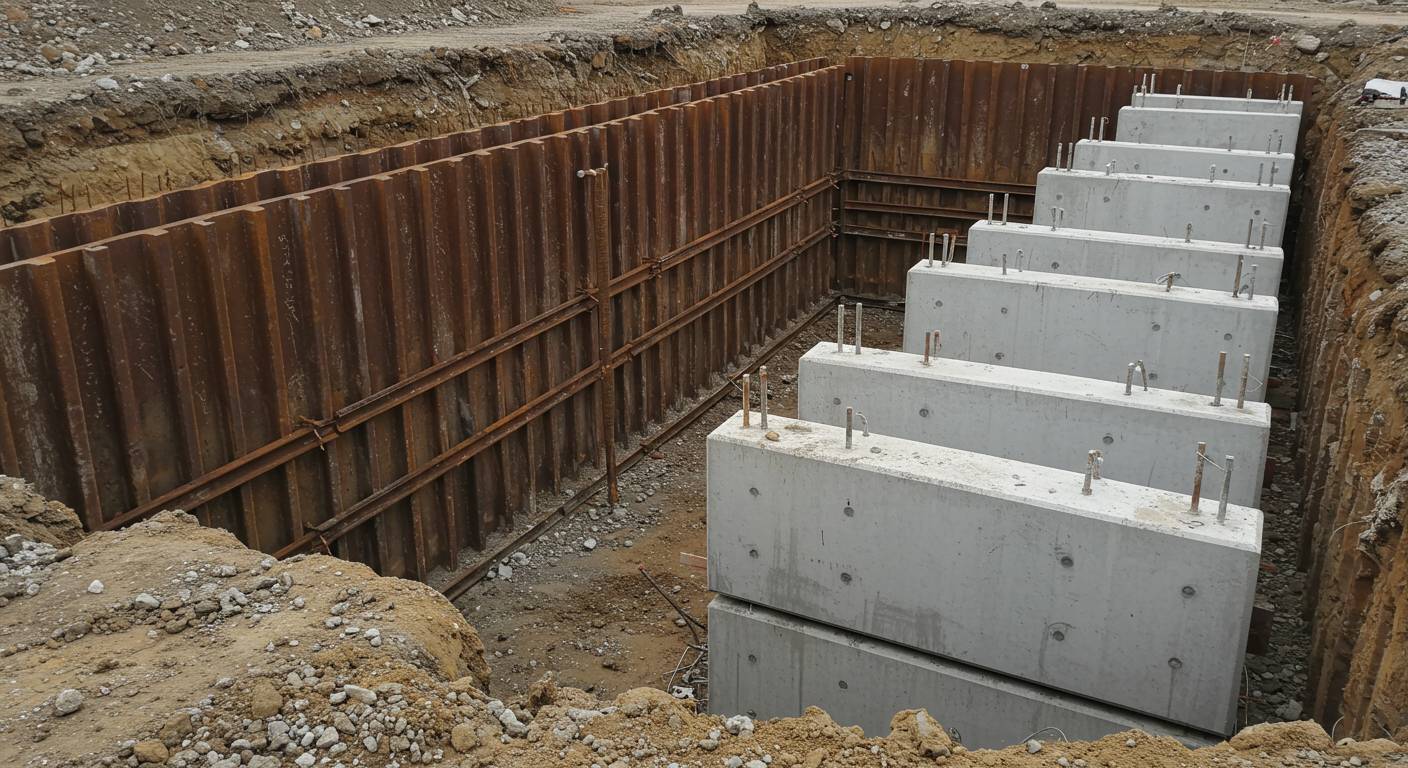 Сборные железобетонные конструкции для котлованов