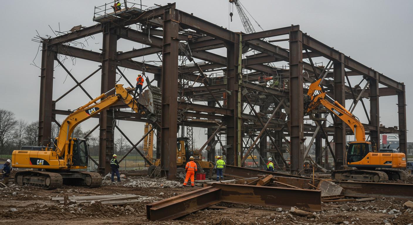 Демонтаж стальных конструкций