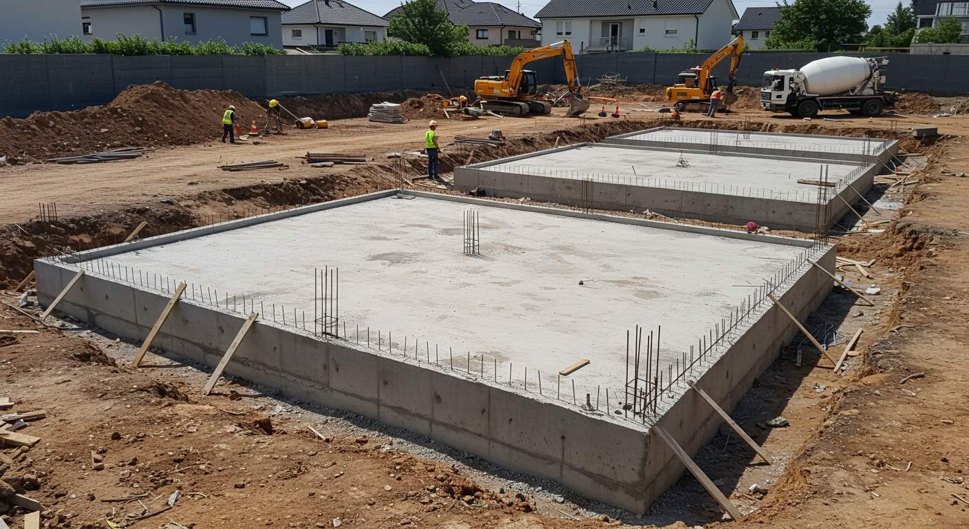 Монолитные фундаменты для частных домов