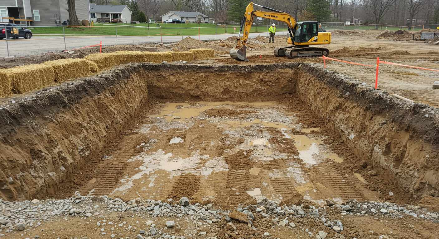 Разработка котлованов с контролем осадки