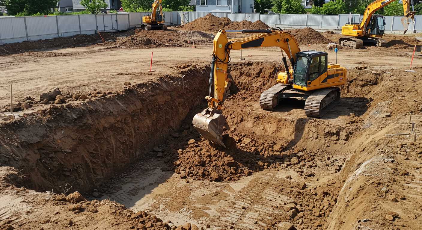 Разработка котлованов с вывозом грунта