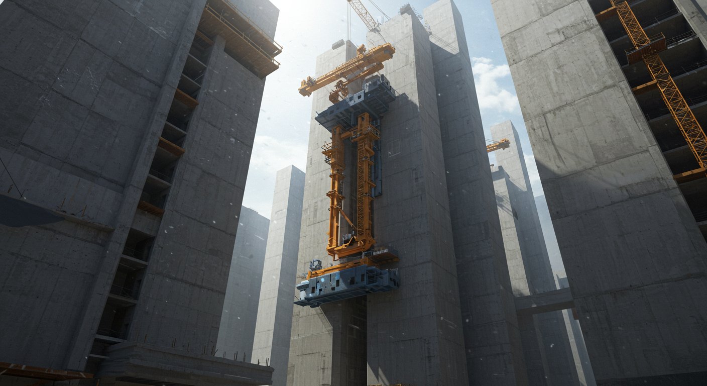 Монолитные башни методом скользящей опалубки