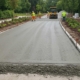 Укладка бетонных дорог