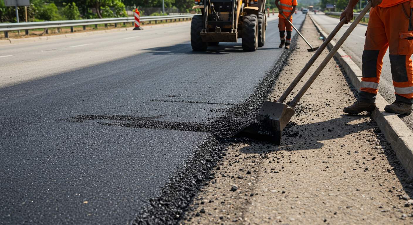 Ремонт дорожного покрытия
