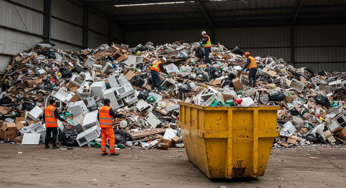 Вывоз мусора со складских объектов