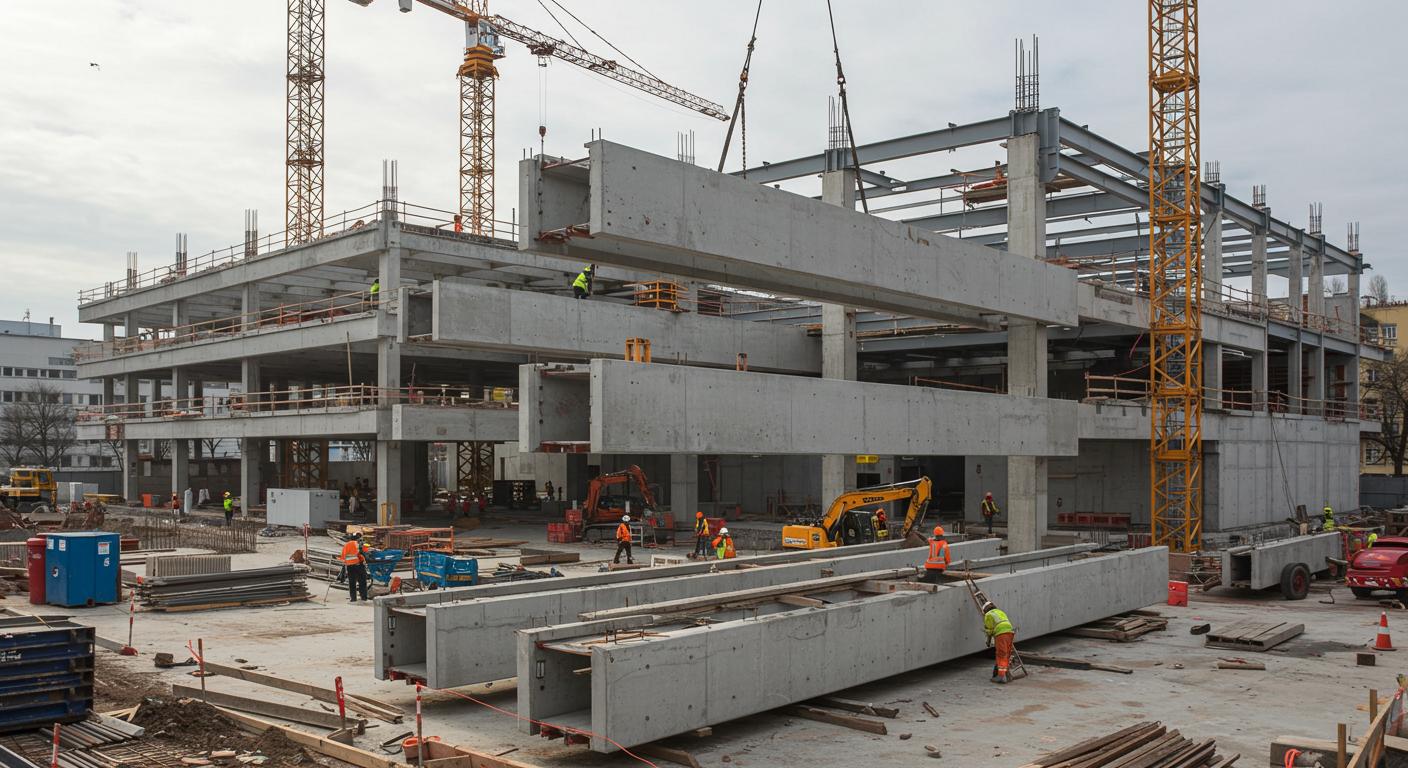 Монолитные каркасы коммерческих зданий