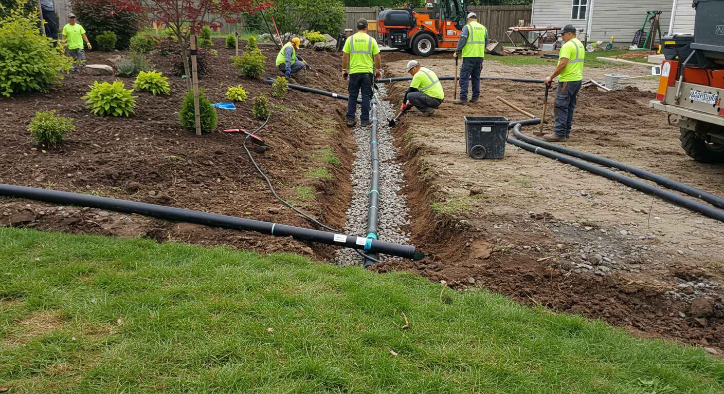 Монтаж дренажных систем