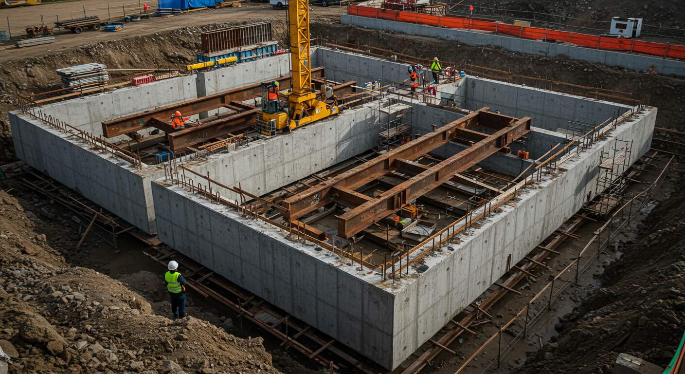 Монолитные каркасы инфраструктурных сооружений