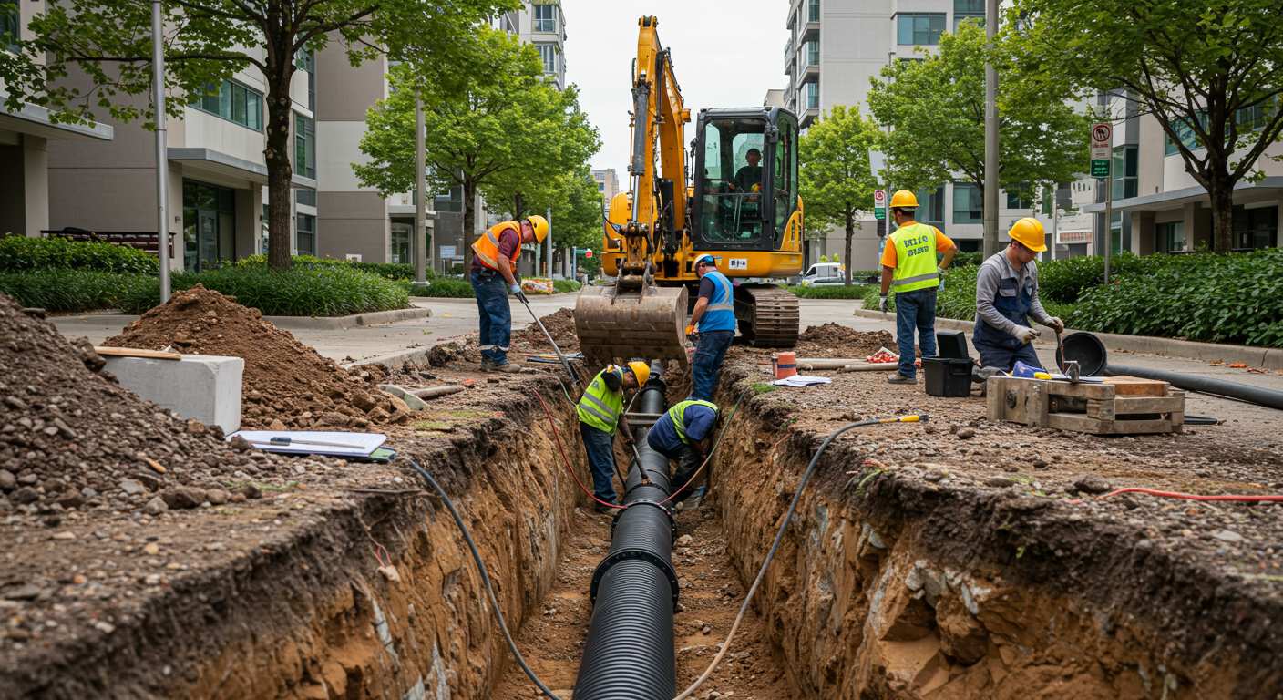 Обслуживание и ремонт водоотводов