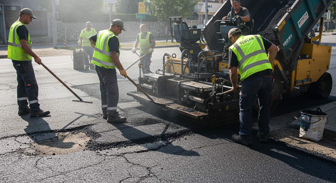 Ремонт асфальтовых покрытий