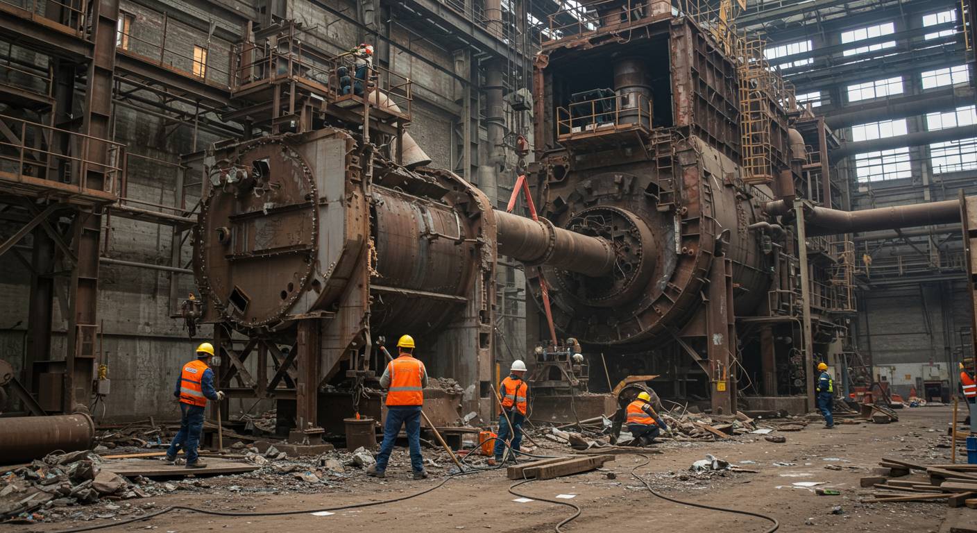 Демонтаж котельных установок