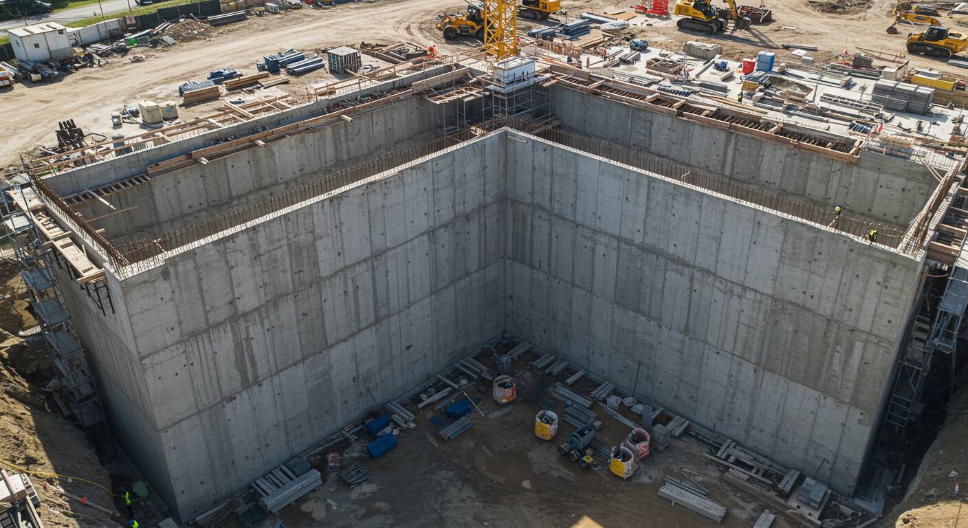 Монолитные несущие стены