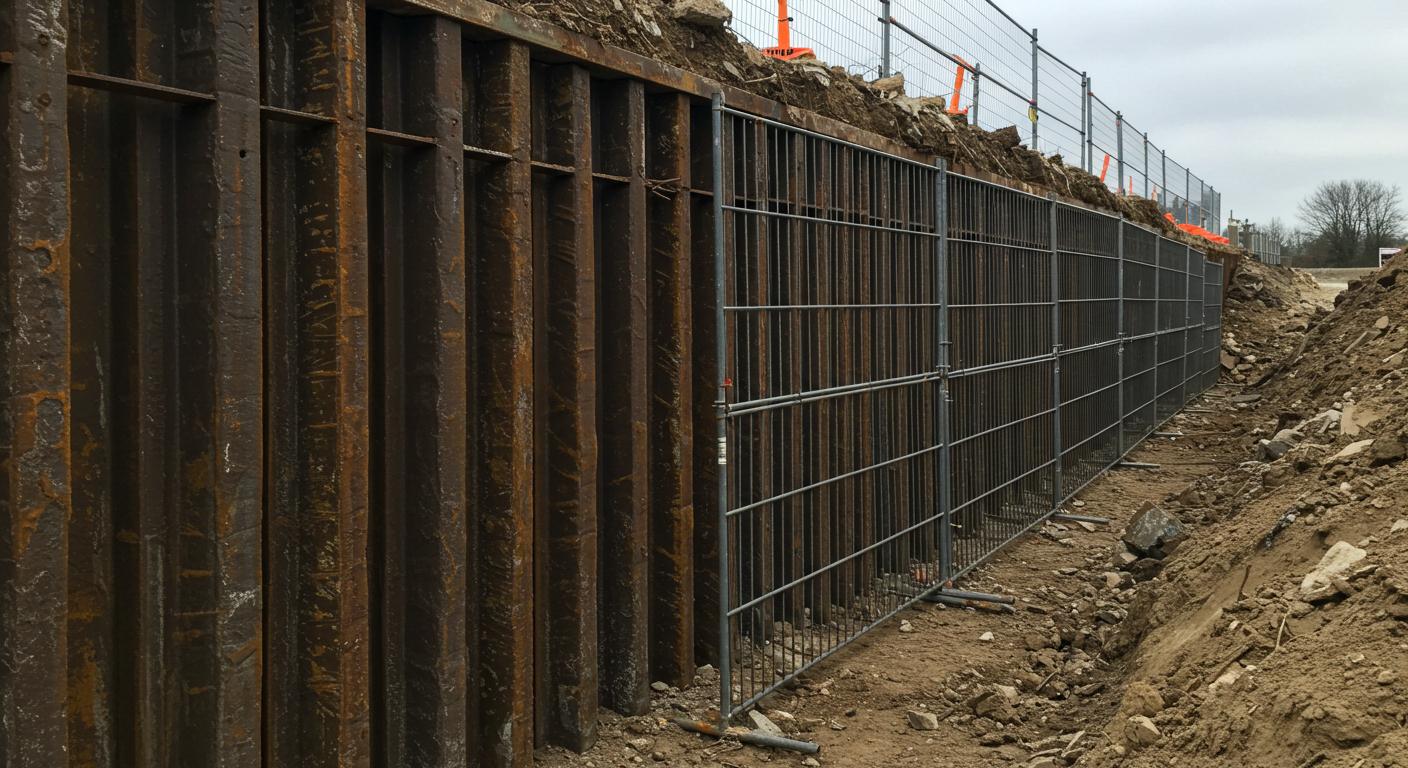 Железобетонные ограждения