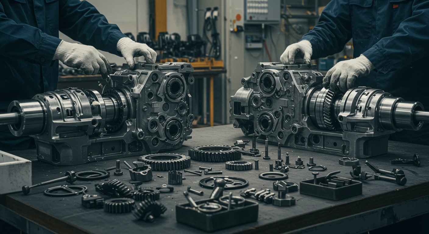Демонтаж механизированными инструментами на промышленном объекте