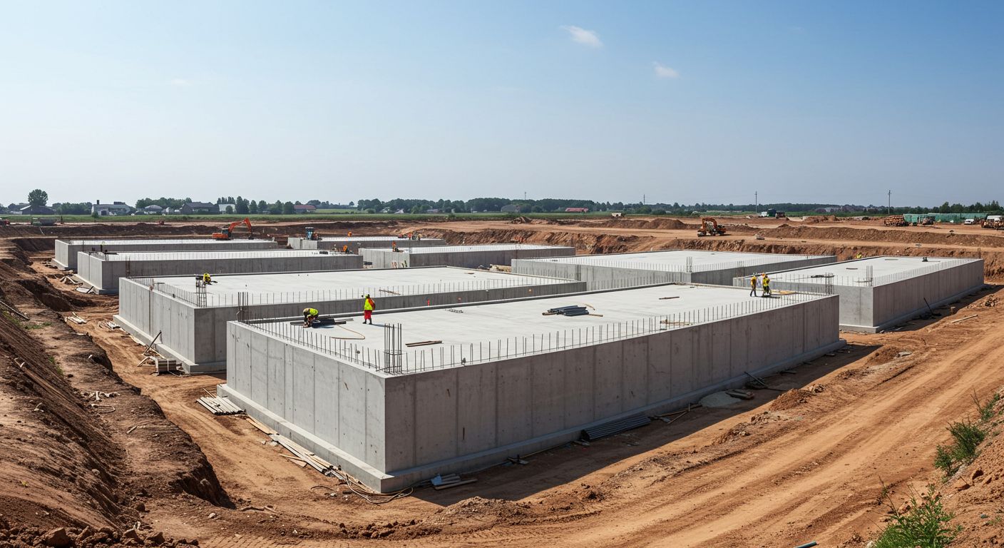 Монолитные ленточные фундаменты