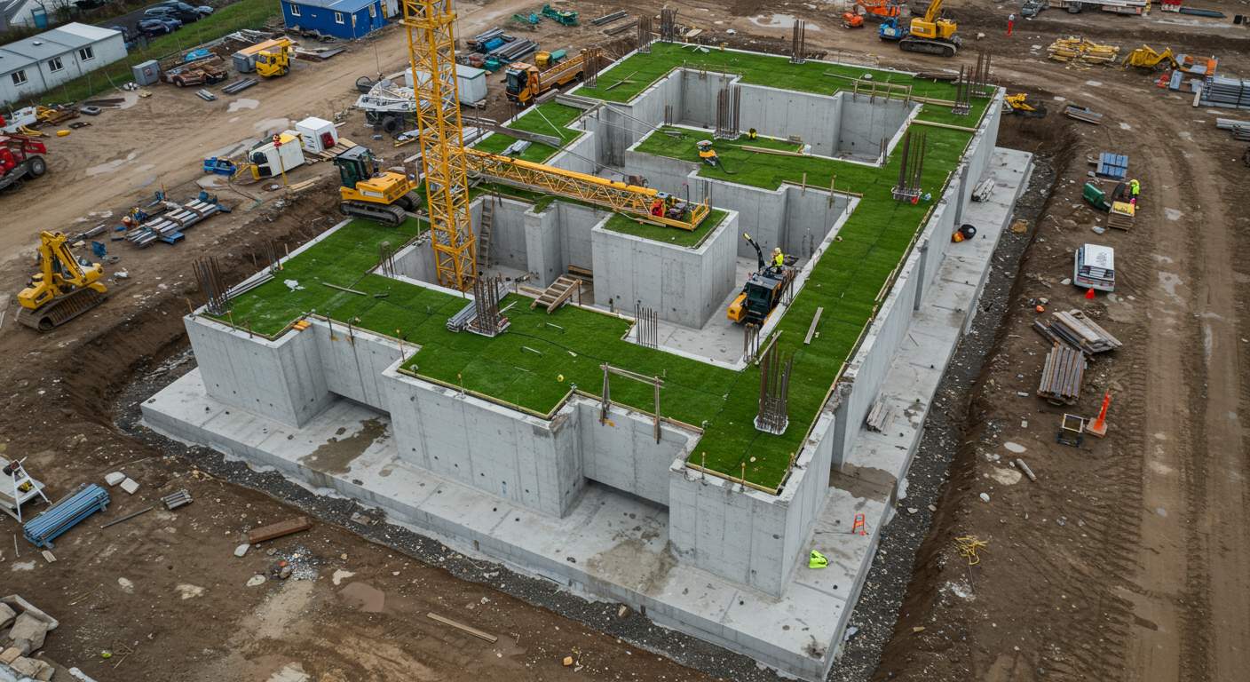 Монолитные свайные фундаменты