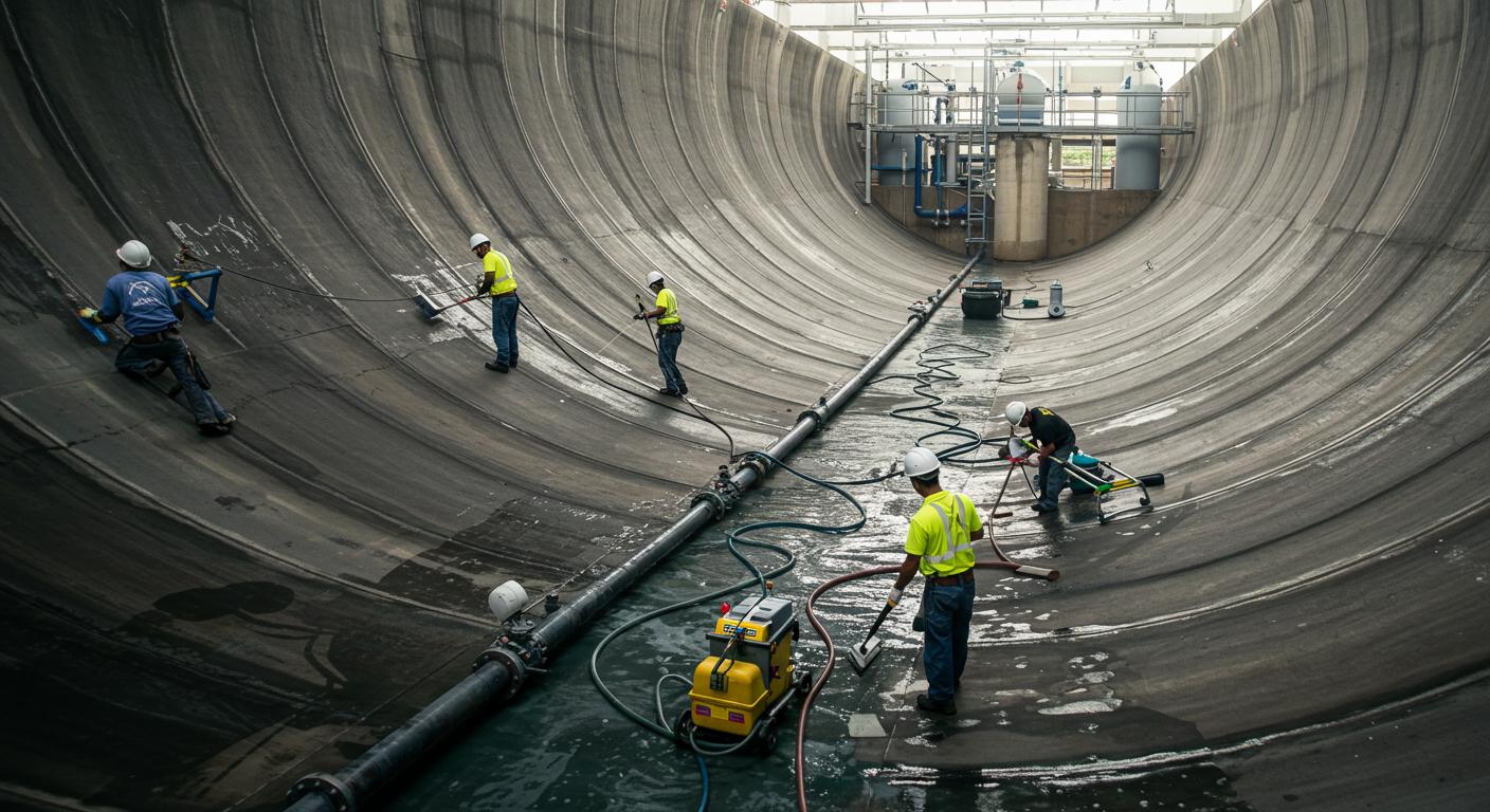 Обслуживание и очистка водоемов